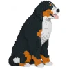 Jekca - Bernese Mountain Dog 04 - Big - Lego - Sculpture - Construction - 4D - Brick Animals - Toys - Avvenice