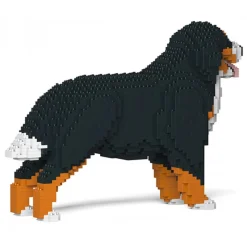 Jekca - Bernese Mountain Dog 02 - Big - Lego - Sculpture - Construction - 4D - Brick Animals - Toys - Avvenice