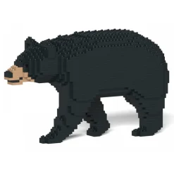 Jekca - Black Bear 01S - Lego - Sculpture - Construction - 4D - Brick Animals - Toys - Avvenice