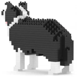 Jekca - Border Collie Mini 01 - Big - Lego - Sculpture - Construction - 4D - Brick Animals - Toys - Avvenice