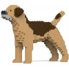 Jekca - Border Terrier 01-M02 - Big - Lego - Sculpture - Construction - 4D - Brick Animals - Toys - Avvenice
