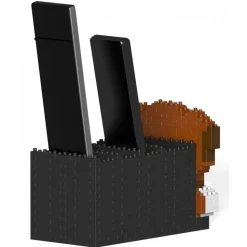 Jekca - Boxer Remote Control Rack 01S - Lego - Sculpture - Construction - 4D - Brick Animals - Toys - Avvenice