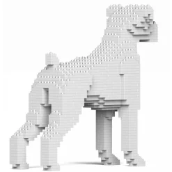 Jekca - Boxer 01S-M03 - Lego - Sculpture - Construction - 4D - Brick Animals - Toys - Avvenice