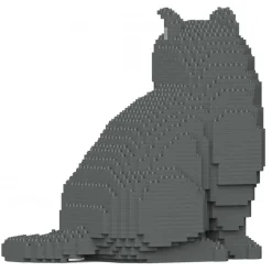 Jekca - British Shorthair Cat 01S-M01 - Lego - Sculpture - Construction - 4D - Brick Animals - Toys - Avvenice
