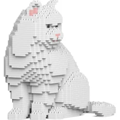 Jekca - British Shorthair Cat 01S-M02 - Lego - Sculpture - Construction - 4D - Brick Animals - Toys - Avvenice