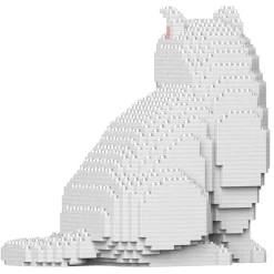 Jekca - British Shorthair Cat 01S-M02 - Lego - Sculpture - Construction - 4D - Brick Animals - Toys - Avvenice