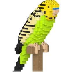 Jekca - Budgie 01S-M01 - Lego - Sculpture - Construction - 4D - Brick Animals - Toys - Avvenice