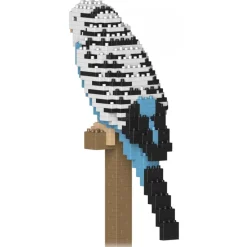 Jekca - Budgie 01S-M02 - Lego - Sculpture - Construction - 4D - Brick Animals - Toys - Avvenice