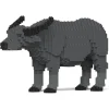 Jekca - Buffalo 01 - Lego - Sculpture - Construction - 4D - Brick Animals - Toys - Avvenice