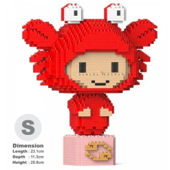 Jekca - Cancer 01S - Lego - Sculpture - Construction - 4D - Brick Animals - Toys - Avvenice