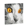 Jekca - Cat Eyes Brick Painting 03S - Lego - Sculpture - Construction - 4D - Brick Animals - Toys - Avvenice