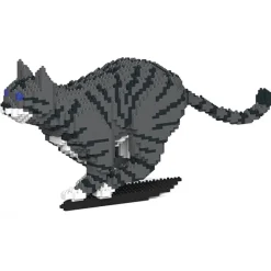 Jekca - Cat 18S-M02 - Lego - Sculpture - Construction - 4D - Brick Animals - Toys - Avvenice