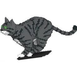 Jekca - Cat 18S-M02 - Lego - Sculpture - Construction - 4D - Brick Animals - Toys - Avvenice