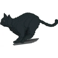Jekca - Cat 19S-M02 - Lego - Sculpture - Construction - 4D - Brick Animals - Toys - Avvenice