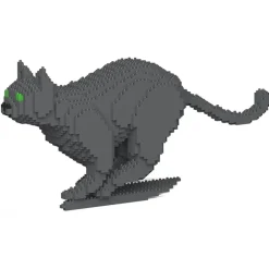 Jekca - Cat 19S-M03 - Lego - Sculpture - Construction - 4D - Brick Animals - Toys - Avvenice