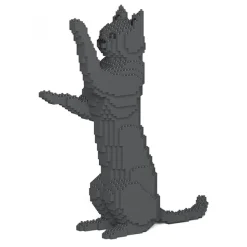 Jekca - Cat 15S-M03 - Lego - Sculpture - Construction - 4D - Brick Animals - Toys - Avvenice
