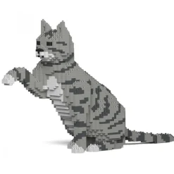 Jekca - Cat 04S-M03 - Lego - Sculpture - Construction - 4D - Brick Animals - Toys - Avvenice