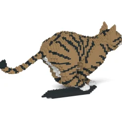 Jekca - Cat 18S-M04 - Lego - Sculpture - Construction - 4D - Brick Animals - Toys - Avvenice