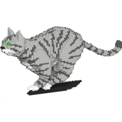 Jekca - Cat 18S-M03 - Lego - Sculpture - Construction - 4D - Brick Animals - Toys - Avvenice