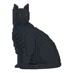 Jekca - Cat 06S-M02 - Lego - Sculpture - Construction - 4D - Brick Animals - Toys - Avvenice