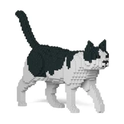Jekca - Cat 11S-M02 - Lego - Sculpture - Construction - 4D - Brick Animals - Toys - Avvenice
