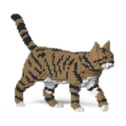 Jekca - Cat 03S-M04 - Lego - Sculpture - Construction - 4D - Brick Animals - Toys - Avvenice