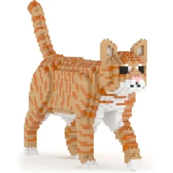 Jekca - Cat 03S-M01B - Lego - Sculpture - Construction - 4D - Brick Animals - Toys - Avvenice