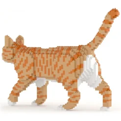Jekca - Cat 03S-M01B - Lego - Sculpture - Construction - 4D - Brick Animals - Toys - Avvenice