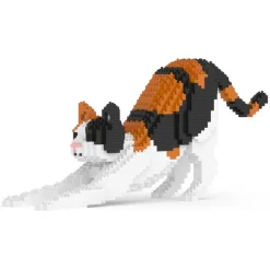 Jekca - Cat 13S-M01B (Version 2024) - Lego - Sculpture - Construction - 4D - Brick Animals - Toys - Avvenice