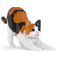 Jekca - Cat 13S-M01B (Version 2024) - Lego - Sculpture - Construction - 4D - Brick Animals - Toys - Avvenice