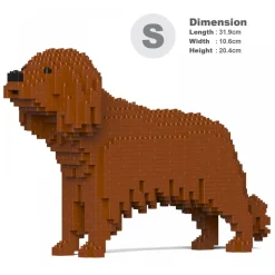 Jekca - Cavalier King Charles Spaniel 01S-M05 - Lego - Sculpture - Construction - 4D - Brick Animals - Toys - Avvenice
