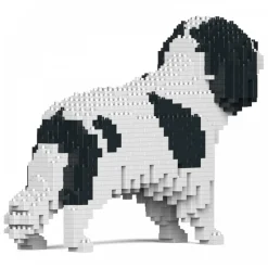 Jekca - Cavalier King Charles Spaniel 01-M02 - Big - Lego - Sculpture - Construction - 4D - Brick Animals - Toys - Avvenice