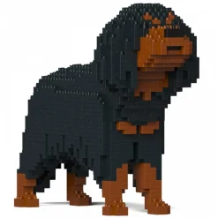 Jekca - Cavalier King Charles Spaniel 01-M04 - Big - Lego - Sculpture - Construction - 4D - Brick Animals - Toys - Avvenice