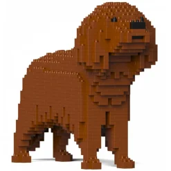 Jekca - Cavalier King Charles Spaniel 01-M05 - Big - Lego - Sculpture - Construction - 4D - Brick Animals - Toys - Avvenice
