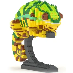 Jekca - Chameleon 01S - Lego - Sculpture - Construction - 4D - Brick Animals - Toys - Avvenice
