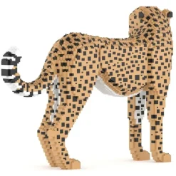 Jekca - Cheetah 01 - Big - Lego - Sculpture - Construction - 4D - Brick Animals - Toys - Avvenice