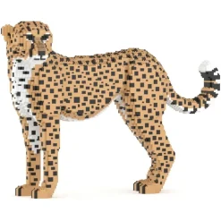 Jekca - Cheetah 01 - Lego - Sculpture - Construction - 4D - Brick Animals - Toys - Avvenice