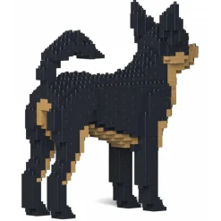 Jekca - Chihuahua 01-M02 - Big - Lego - Sculpture - Construction - 4D - Brick Animals - Toys - Avvenice