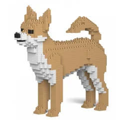 Jekca - Chihuahua 01S-M01 - Lego - Sculpture - Construction - 4D - Brick Animals - Toys - Avvenice