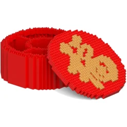 Jekca - Chinese Candy Box 02S - Lego - Sculpture - Construction - 4D - Brick Animals - Toys - Avvenice