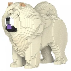 Jekca - Chow Chow 02-M04 - Big - Lego - Sculpture - Construction - 4D - Brick Animals - Toys - Avvenice