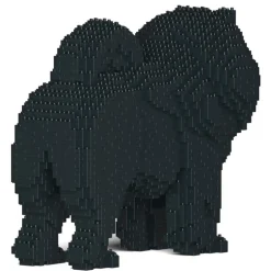 Jekca - Chow Chow 02-M03 - Big - Lego - Sculpture - Construction - 4D - Brick Animals - Toys - Avvenice