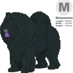 Jekca - Chow Chow 02-M03 - Big - Lego - Sculpture - Construction - 4D - Brick Animals - Toys - Avvenice