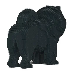Jekca - Chow Chow 02S-M03 - Lego - Sculpture - Construction - 4D - Brick Animals - Toys - Avvenice