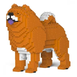 Jekca - Chow Chow 01S-M01 - Lego - Sculpture - Construction - 4D - Brick Animals - Toys - Avvenice