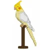 Jekca - Cockatiel 01S - Lego - Sculpture - Construction - 4D - Brick Animals - Toys - Avvenice