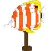Jekca - Copper Banded Butterflyfish 01 - Big - Lego - Sculpture - Construction - 4D - Brick Animals - Toys - Avvenice