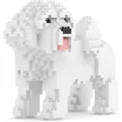 Jekca - Coton de Tulear 01 - Lego - Sculpture - Construction - 4D - Brick Animals - Toys - Avvenice