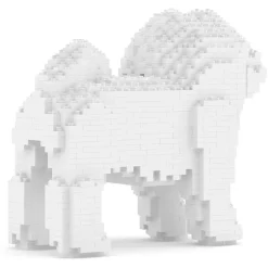 Jekca - Coton de Tulear 01 - Big - Lego - Sculpture - Construction - 4D - Brick Animals - Toys - Avvenice