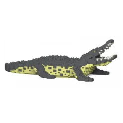 Jekca - Crocodile 01S - Lego - Sculpture - Construction - 4D - Brick Animals - Toys - Avvenice
